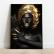 Quadro Decorativo Preto e Dourado - Fotografias / Diversos
