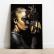 Quadro Decorativo Preto e Dourado - Fotografias / Diversos